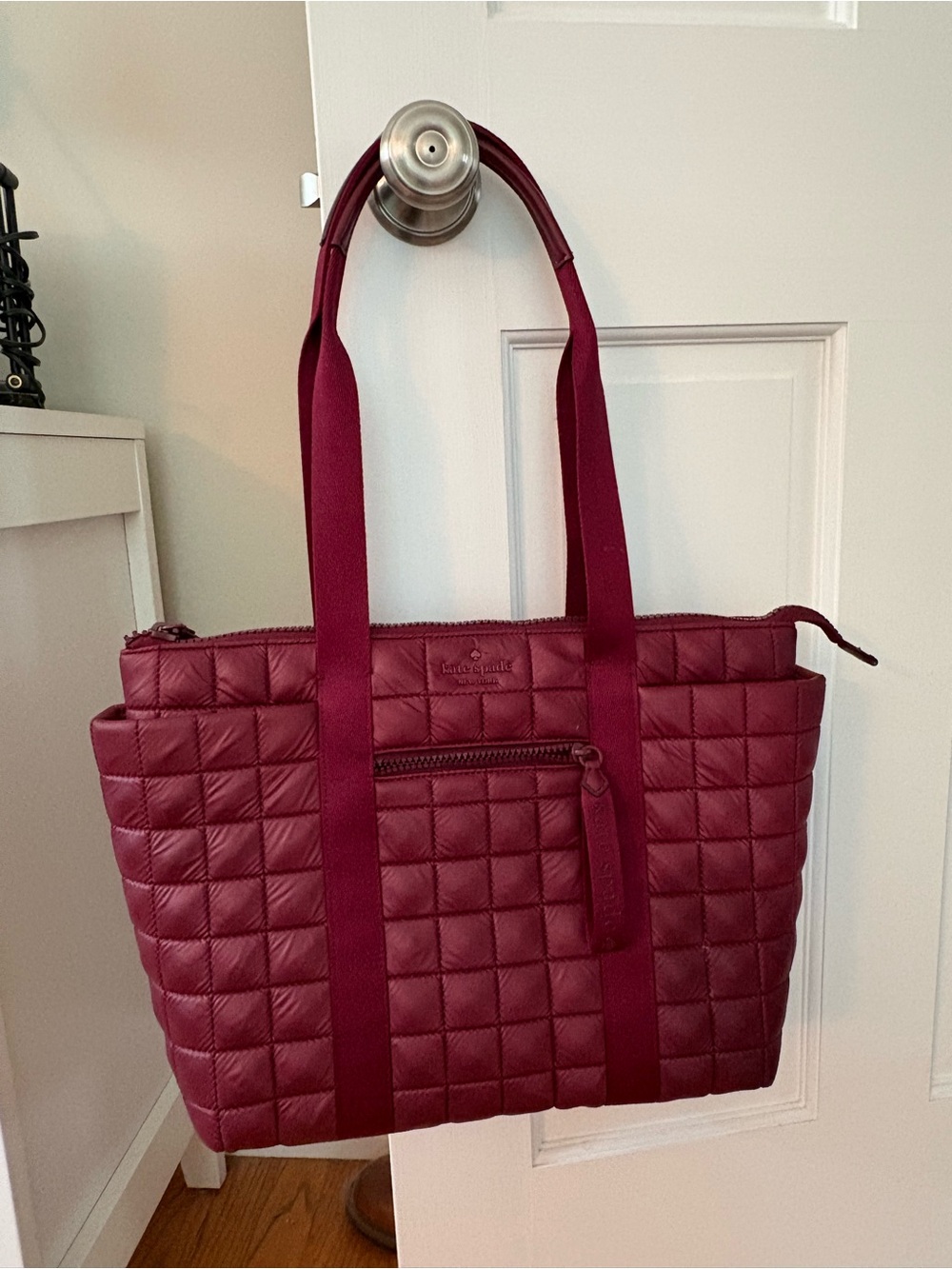 Kate Spade Quilted Tote w/Matching Crossbody Set - Picture 2 of 12